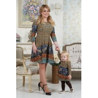 Платье для мамы «Альба» и для дочки "Вельтурно" от Bambinomania 