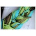Слинг с кольцами Ellevill Zara Tricolor Green (Со льном)