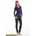 Топ для кормления Mothers en Vogue Basic Button-Down, фиолетовый