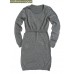 Платье для кормящих Mothers en Vogue Marled, серый меланж