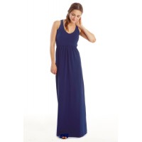 Платье для кормления Mothers en Vogue Must Have V-Neck Maxi, цвет индиго
