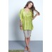 Топ для кормления Mothers en Vogue Luxe Silk Kaftan Зеленый