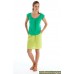 Топ для кормления Mothers en Vogue Slouchy Pleated без рукавов Зеленый
