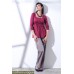 Топ для кормления Mothers en Vogue Olena Babydoll вишневый