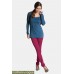 Топ для кормления Mothers en Vogue Must Have V-Neck, синий