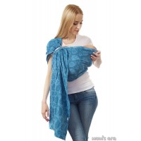 Слинг с кольцами Mum's Era "Пейсли" деним