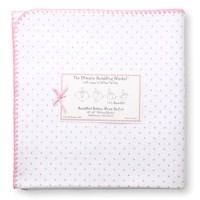 Фланелевая пеленка для новорожденного SwaddleDesigns Bt. Pink Polka Dot