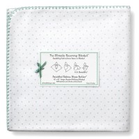 Фланелевая пеленка для новорожденного SwaddleDesigns SeaCrystal Dot