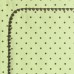 Фланелевая пеленка для новорожденного SwaddleDesigns Lime w/BR Dot