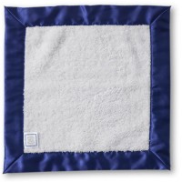 Платочек обнимашка Baby Lovie-плюшевая нежность WH w/Navy Satin