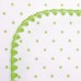Фланелевая пеленка для новорожденного SwaddleDesigns Kiwi w/Kiwi Dot