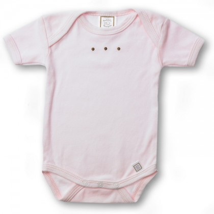 Боди с коротким рукавом 0-3 мес PP w/Mocha Dots