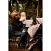 Детский плед в коляску SwaddleDesigns Stroller Blanket PB w/TB Satin