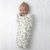 Фланелевая пеленка для новорожденного SwaddleDesigns Sterling Owls